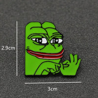 Pepe Metal Enamel Pin