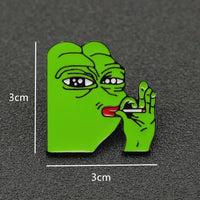 Pepe Metal Enamel Pin