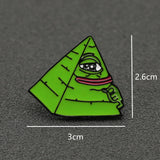 Pepe Metal Enamel Pin