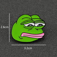 Pepe Metal Enamel Pin