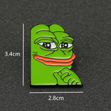 Pepe Metal Enamel Pin