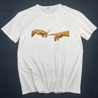 "MICHELANGELO" Smoking Short Sleeve Tee Shirt