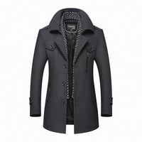 Casual Wool Peacoat