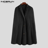 Winter Fashion Men Cloak