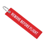 'Remove Before Flight' Keychain Tag