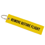 'Remove Before Flight' Keychain Tag