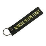 'Remove Before Flight' Keychain Tag