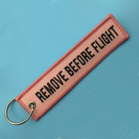 'Remove Before Flight' Keychain Tag