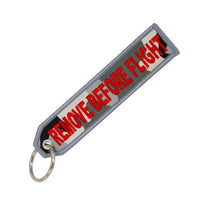 'Remove Before Flight' Keychain Tag